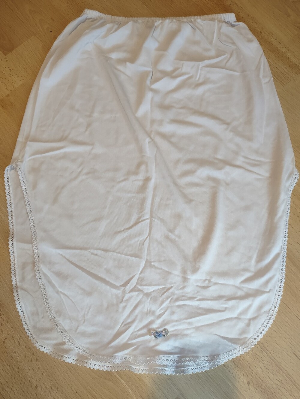 White Half Slip with Lace Trim - Women Intimates & Sleepwear